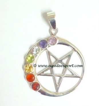 Chakra Pendants-Silver