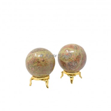 Unakite Spheres.