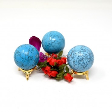 Turquoise Synthetic Spheres