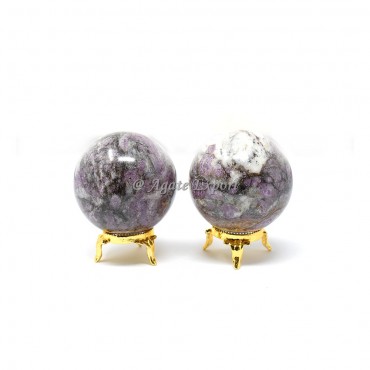 Ruby Feldspar Ball