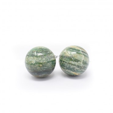 Green Mica Sphere