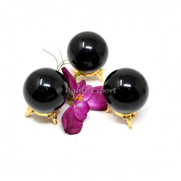 Black obsidian Sphere