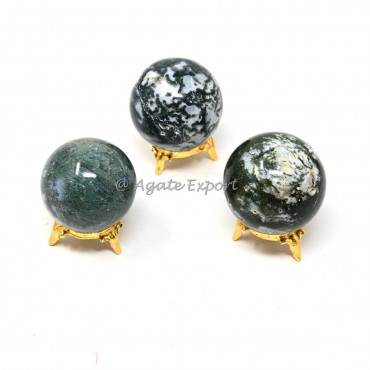 Moss Agate Spheres