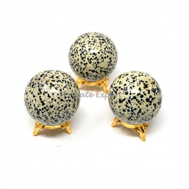 Dalmatian Jasper Spheres