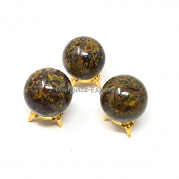 Snake Jasper Spheres