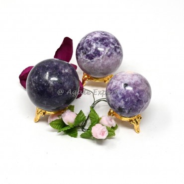 Lepidolite Spheres