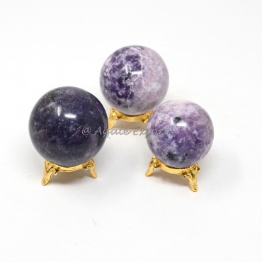 Lepidolite Spheres