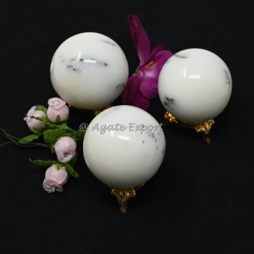 Dendritic Agate Spheres