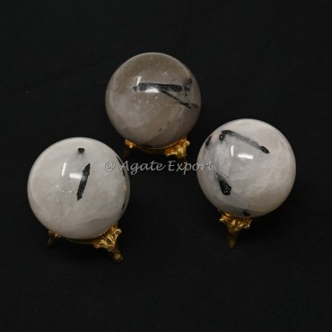 White Rutile Spheres