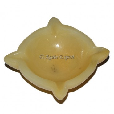 Yellow Jasper Agate Bowl