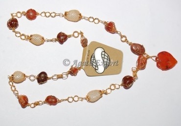 Carnelian Agate Necklace