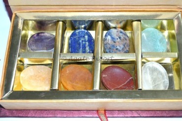 Chakra Worry Stone Set with Gift Box