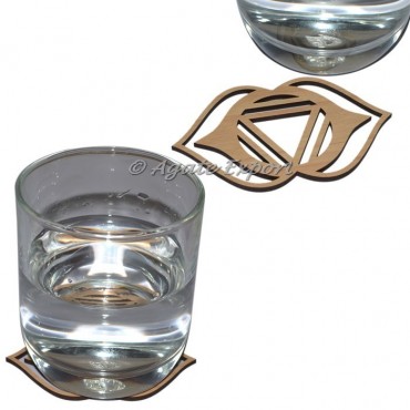 Third Eye Chakra Wooden Coaster