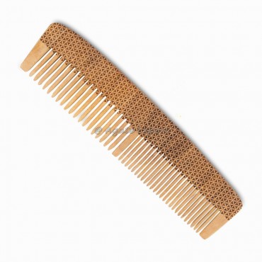 Flower Of Life Engraved Neem Comb