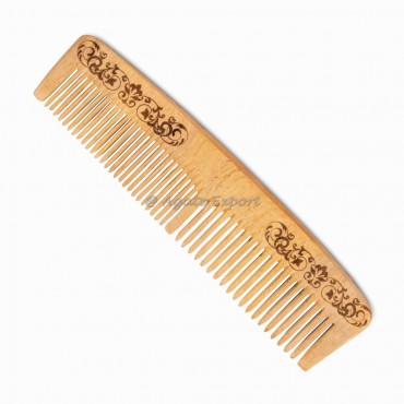 Floral Neem Wooden Comb