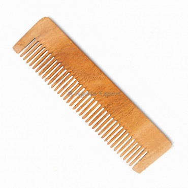 Neem Wooden Comb With Thin Tooth