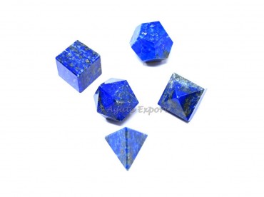 Lapis Lazuli Geometry Set 5 Pcs