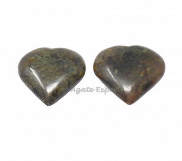 Labradorite Puffy Hearts