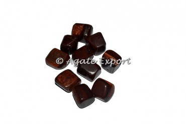 Red Tiger Eye Tumbled Stones