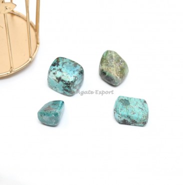 African Turquoise Tumbled Stones