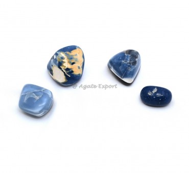 Blue Opal Tumbled Stones