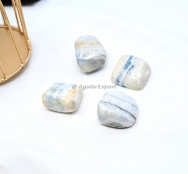 Blue Scheelite Tumbled Stones