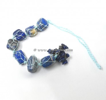 Lapis Lazuli Tumbled Stones for Car Hanging and Door Hanging