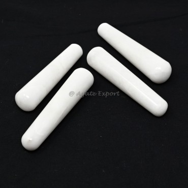 White Agate Massage Wand