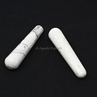 Howlite Massage Wand