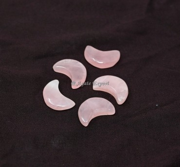 Rose Quartz Crescent Moon