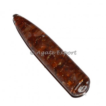 Carnelian Orgonite Massage Wands