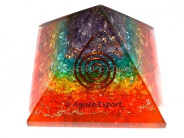 Orgone Chakra Layer Pyramids