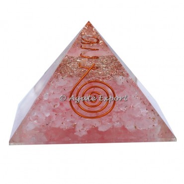 Orgone Chakra Stones | Quartz Orgone Pyramids with Crystal Point