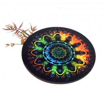 Chakra Mandala MDF Coaster