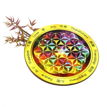 Flower OF Life MDF Coaster