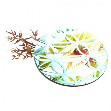 Flower OF Life MDF Coaster