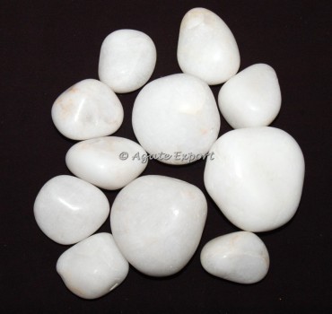 white agate stone