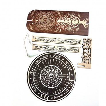 Cosmic Cartography Pendulum Holder  Divination Board Set Map Your Destiny with Astrology