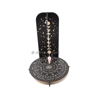 Moon phase Divination Board With Pendulum Holder