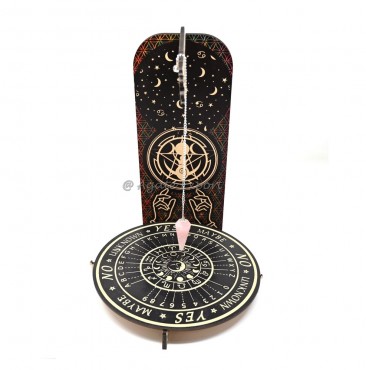 Goddess With Hand Rainbow Pendulum Holder