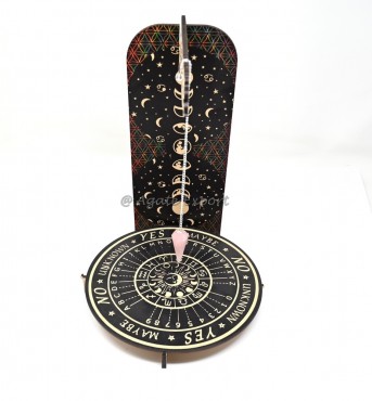 Flower of life with Moon phase Pendulum Holder