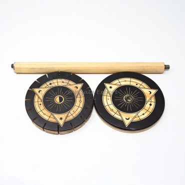 Estoric Triangle Wooden Pendulum Holder