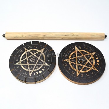 Astrological Pentacle Mandala Pendulum Holder