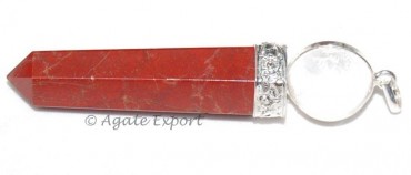 Red Jasper With Crystal Healing Pendant