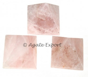 Rose Quartz Pyramids