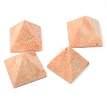 Peach Moonstone Pyramid