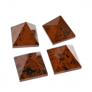 Mahogany Obsidian Pyramid