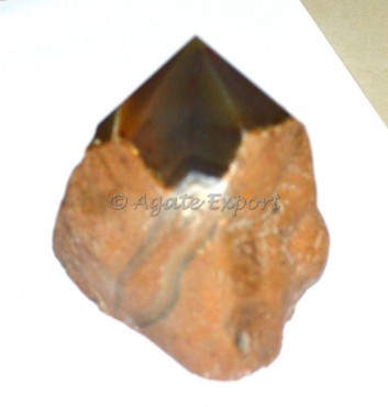 Agate natural Point