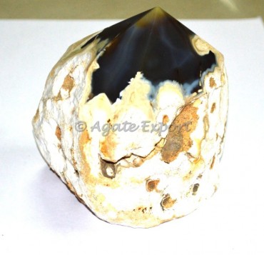 Grey Agate Natural Point