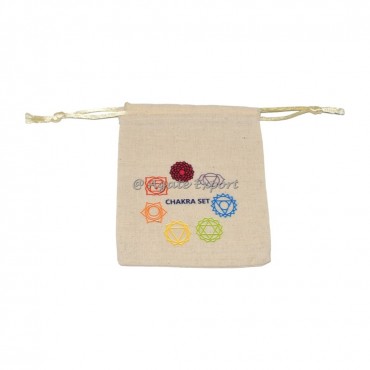 Chakra Cotton Pouch